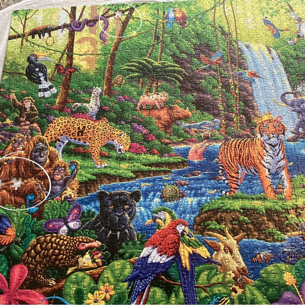2000pc Puzzle- missing 3pcs - Picture 5 of 5